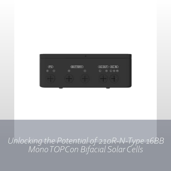 Unlocking the Potential of 210R-N-Type 16BB Mono TOPCon Bifacial Solar Cells